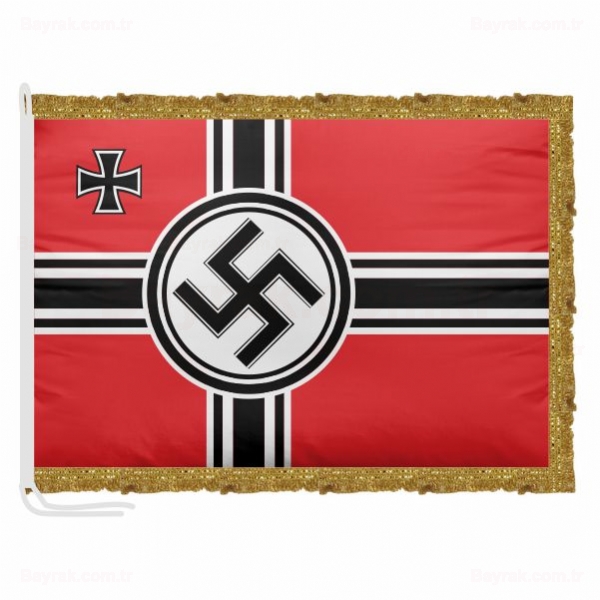 Nazi Almanyas Harp Sanca Saten Makam Bayrak