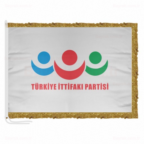 Trkiye ttifak Partisi Saten Makam Bayrak