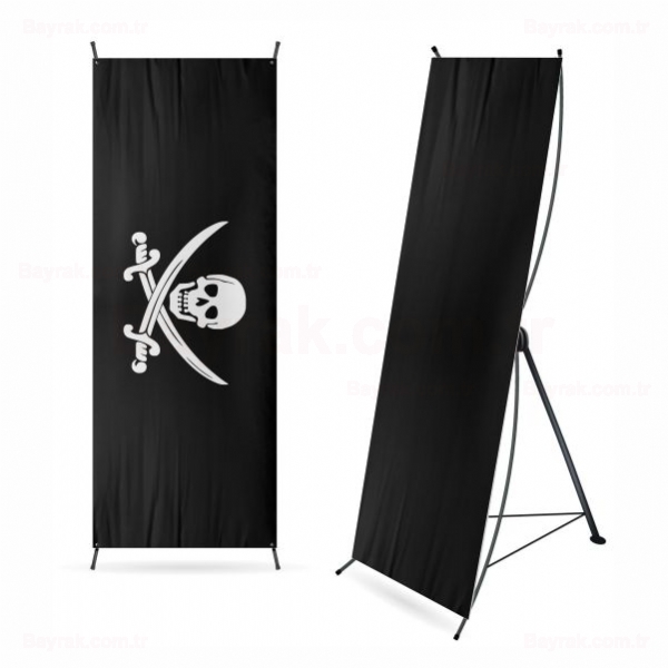 Calico Jack Jolly Roger Dijital Bask X Banner