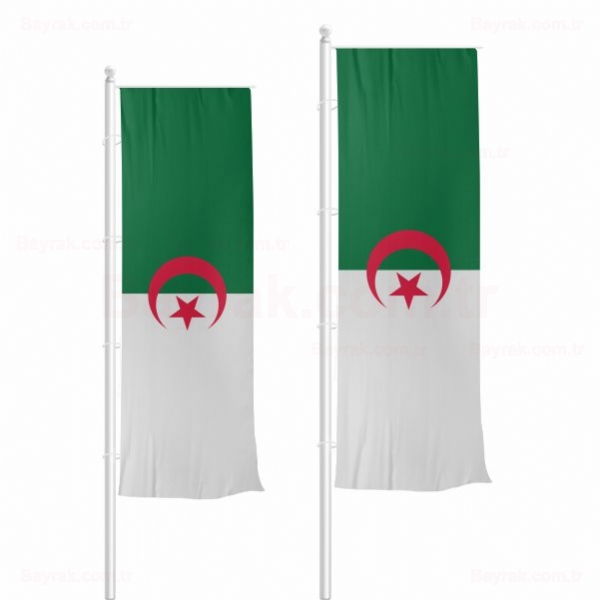 Cezayir Dikey ekilen Bayrak