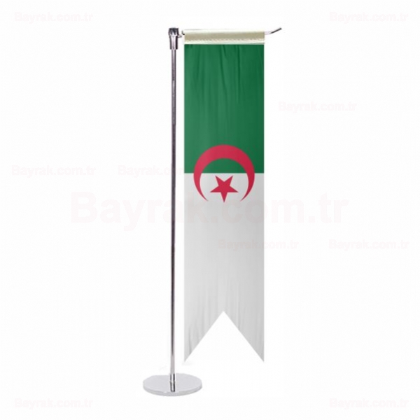 Cezayir L Masa Bayrak