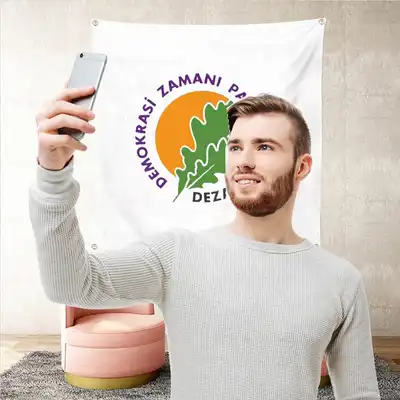 Demokrasi Zaman Partisi Arka Plan Selfie ekim Manzaralar