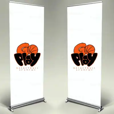 Goplay Basketball Academy Roll Up Banner
