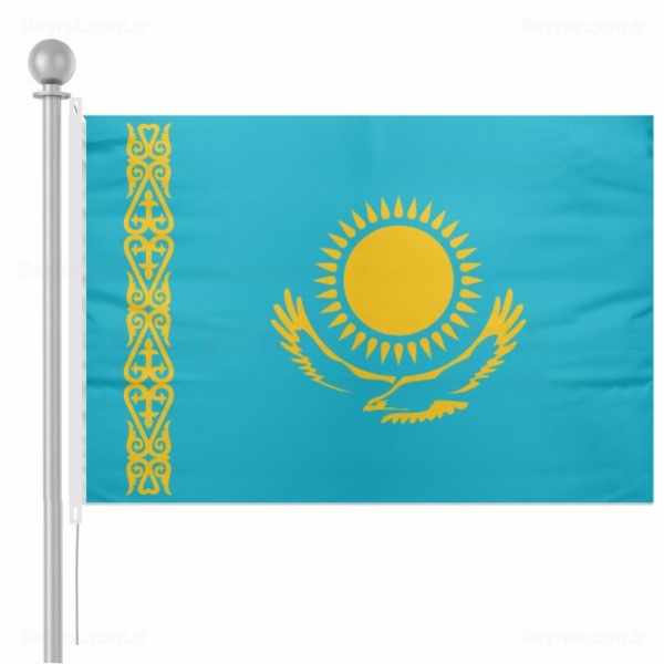 Kazakistan Bayrak Kazakistan Bayra