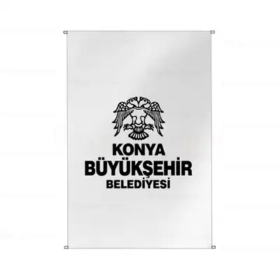 Konya Bykehir Belediyesi Bina Boyu Bayrak