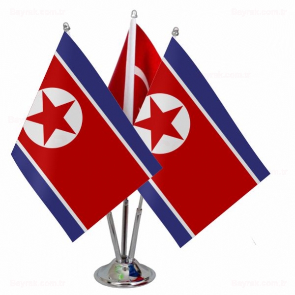 Kuzey Kore 3 l Masa Bayrak