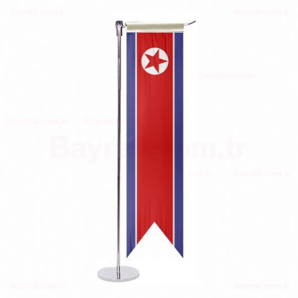 Kuzey Kore L Masa Bayrak