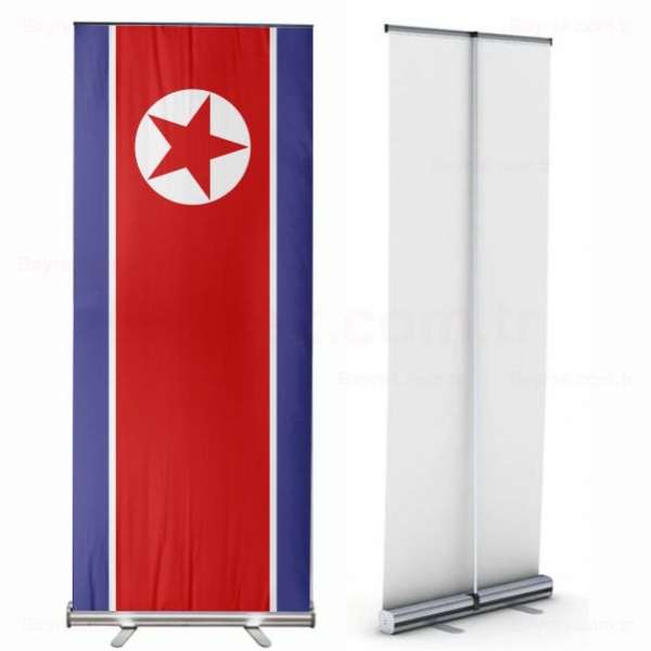 Kuzey Kore Roll Up Banner