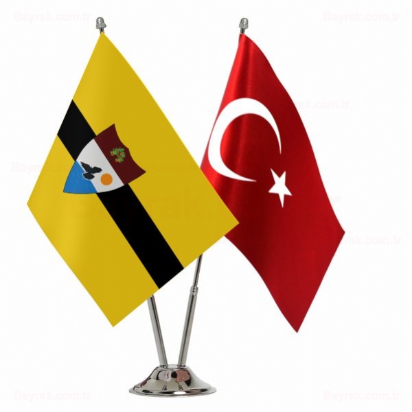 Liberland 2 li Masa Bayrak