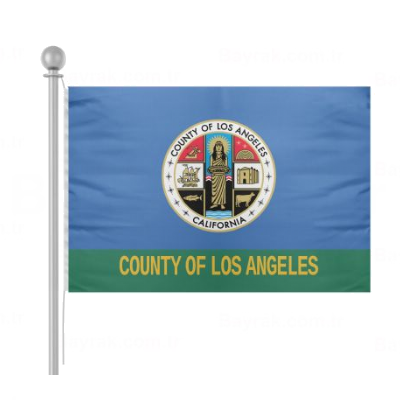 Los Angeles County California Bayrak