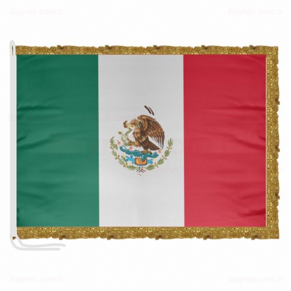 Meksika Saten Makam Bayrak