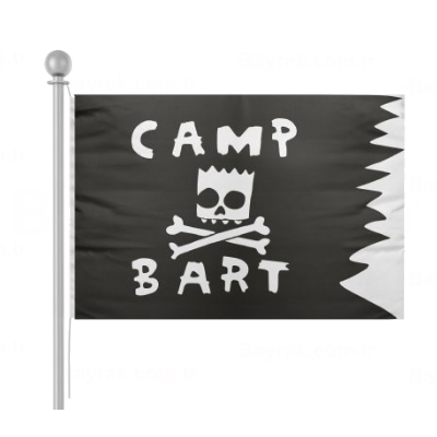 Of Camp Bart From The Simpsons Bayrak