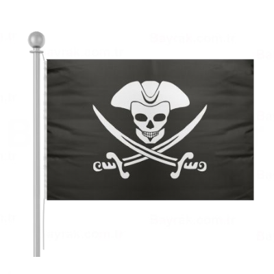 Pirate Of Jack Rackham Black Sailss Bayrak