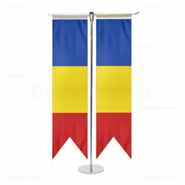 Romanya zel T Masa Bayrak