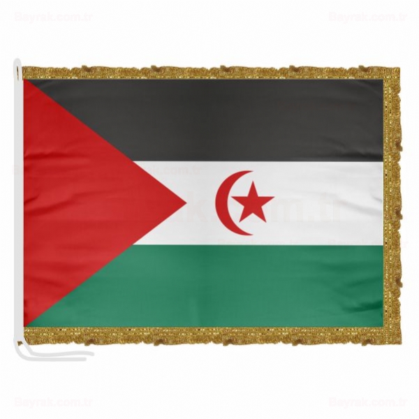 Sahra Demokratik Arap Cumhuriyeti Saten Makam Bayrak