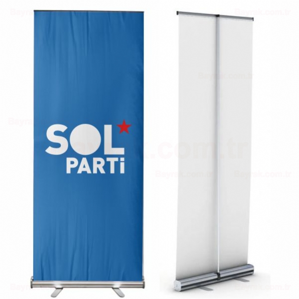 Sol Parti Mavi Roll Up Banner