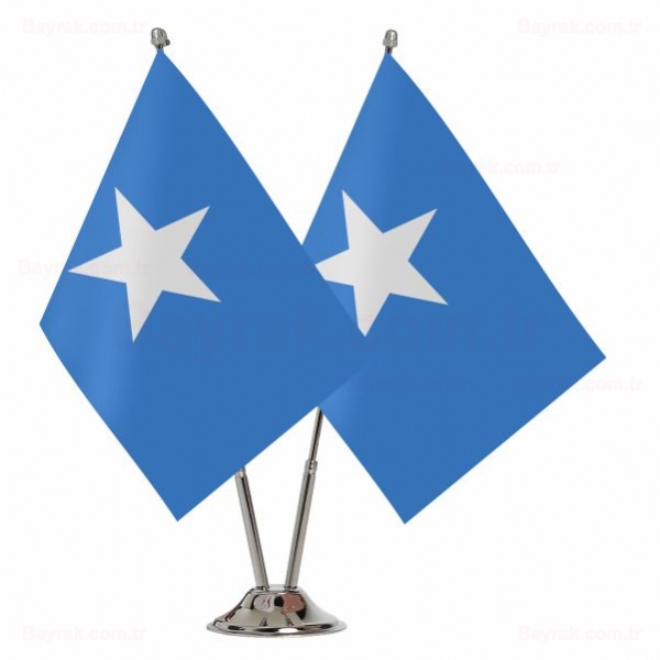 Somali 2 li Masa Bayraklar