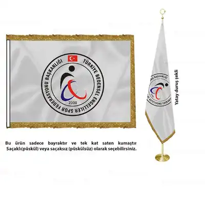Trkiye Bedensel Engelliler Spor Federasyonu Saten Makam Bayra