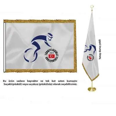 Trkiye Bisiklet Federasyonu Saten Makam Bayra
