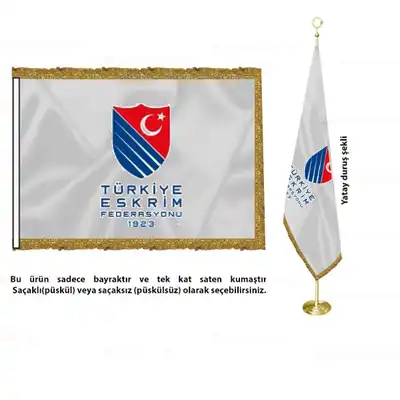 Trkiye Eskrim Federasyonu Saten Makam Bayra