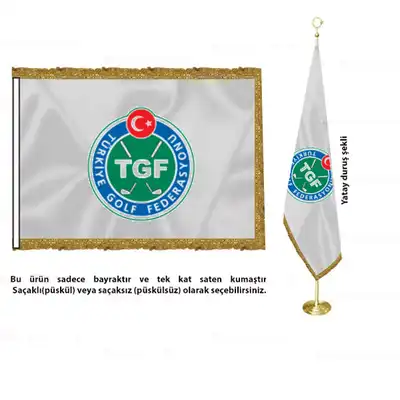Trkiye Golf Federasyonu Saten Makam Bayra
