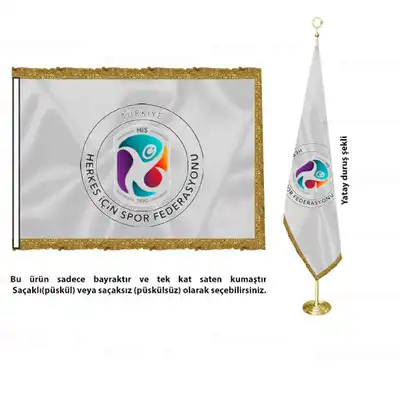 Trkiye Herkes iin Spor Federasyonu Saten Makam Bayra
