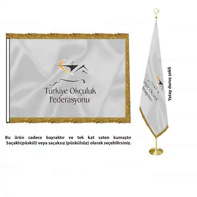 Trkiye Okuluk Federasyonu Saten Makam Bayra
