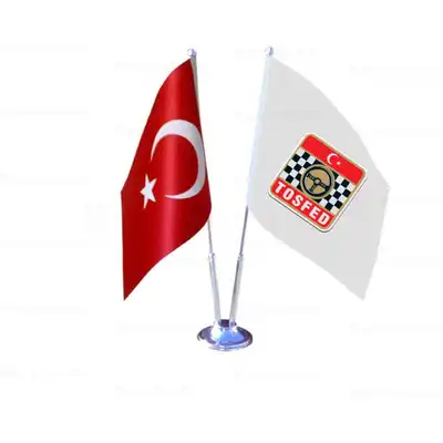 Trkiye Otomobil Sporlar Federasyonu 2 li Masa Bayraklar