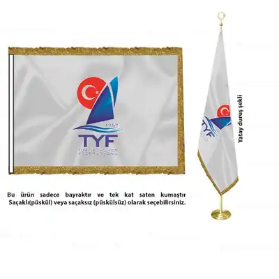 Trkiye Yelken Federasyonu Saten Makam Bayra