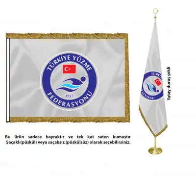 Trkiye Yzme Federasyonu Saten Makam Bayra