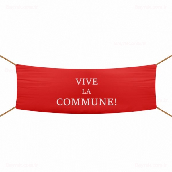 Vive la Commune Afi ve Pankartlar