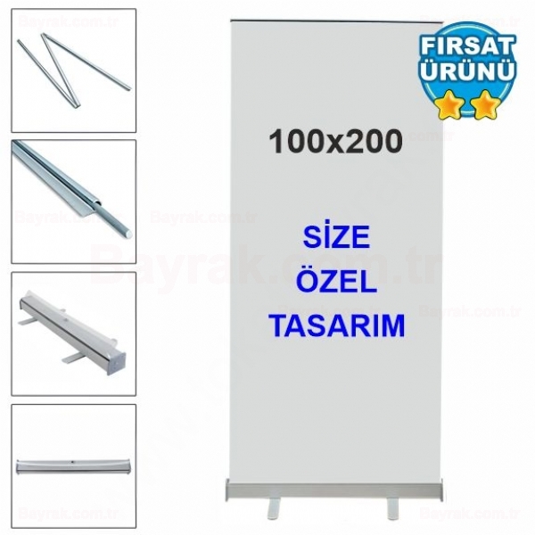 100x200 Rollup Banner Roll Up Banner Bask