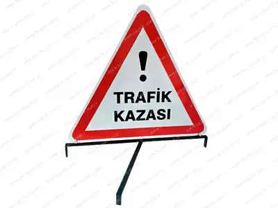 Trafik Kazas Levhas gen Ayakl