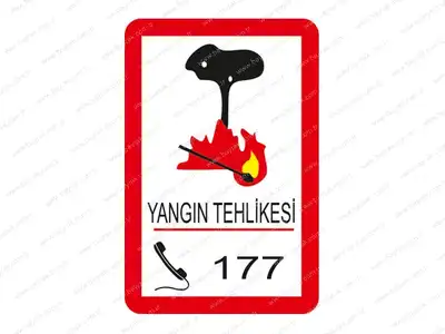 Yangn Tehlikesi Levhas Yksek Performans