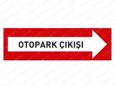 Otopark k Levhas 100x30cm