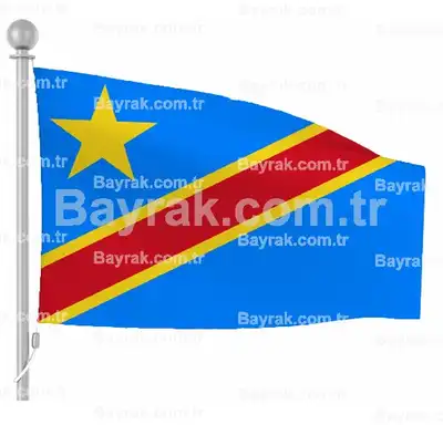 Kongo Demokratik Cumhuriyeti Bayra