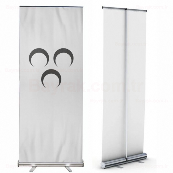 3 Hilal Siyah Roll Up Banner