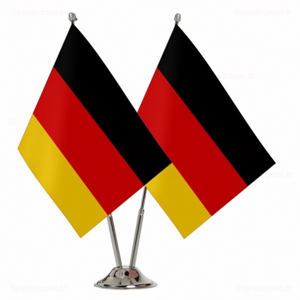 Almanya 2 li Masa Bayraklar