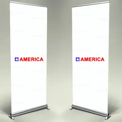America Roll Up Banner
