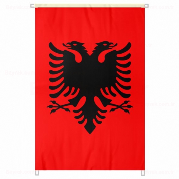 Arnavutluk Bina Boyu Bayrak