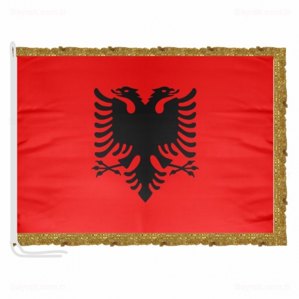 Arnavutluk Saten Makam Bayrak