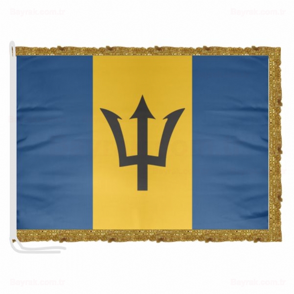 Barbados Saten Makam Bayrak