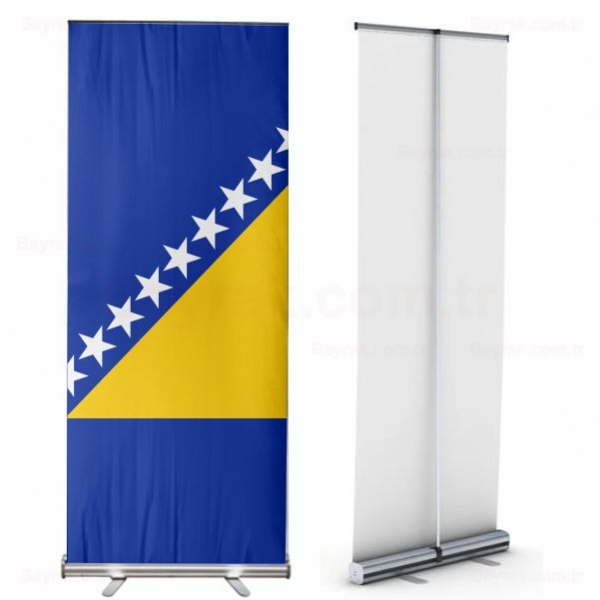 Bosna Hersek Roll Up Banner