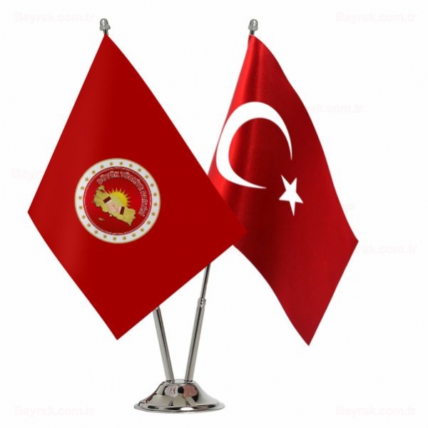 Byk Trkiye Partisi 2 li Masa Bayrak