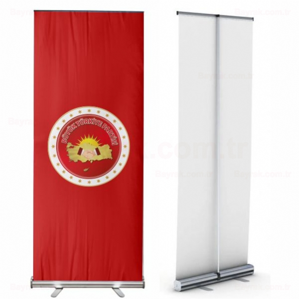 Byk Trkiye Partisi Roll Up Banner