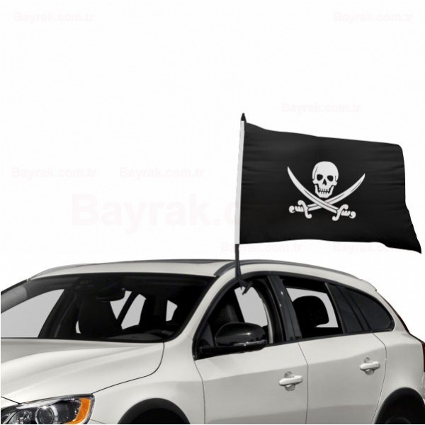 Calico Jack Jolly Roger zel Ara Konvoy Bayrak