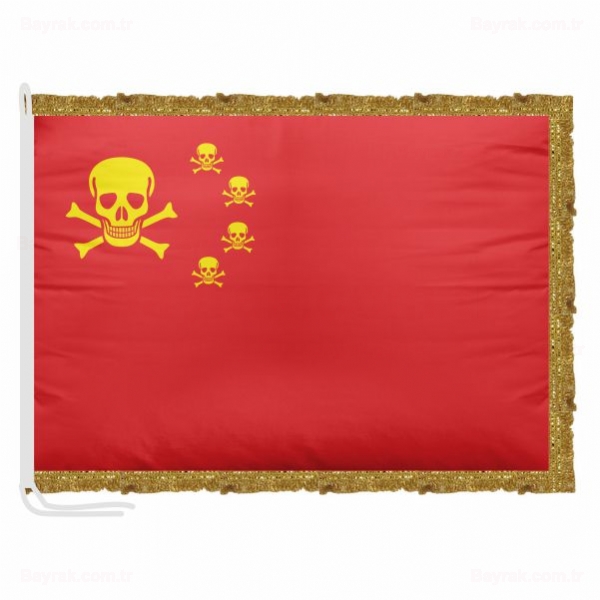 Chinese Pirate Saten Makam Bayrak