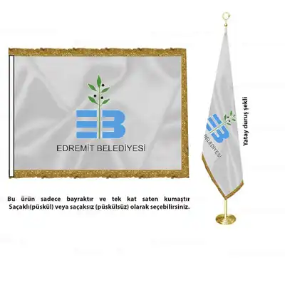 Edremit Belediyesi Saten Makam Bayra