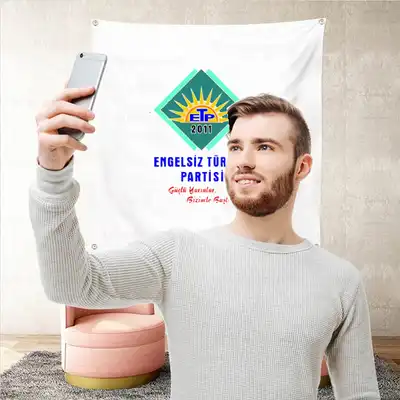 Engelsiz Trkiye Partisi Arka Plan Selfie ekim Manzaralar