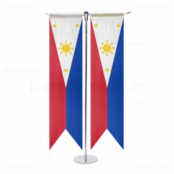 Filipinler zel T Masa Bayrak